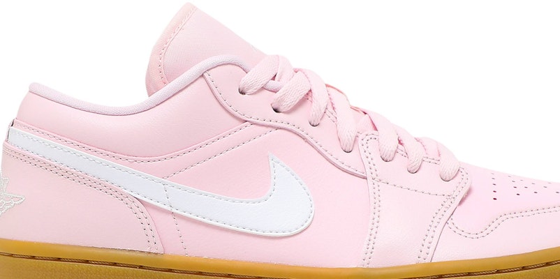 Air jordan 1 low 2025 gum pink
