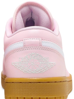 Air jordan 1 low 2025 gum pink