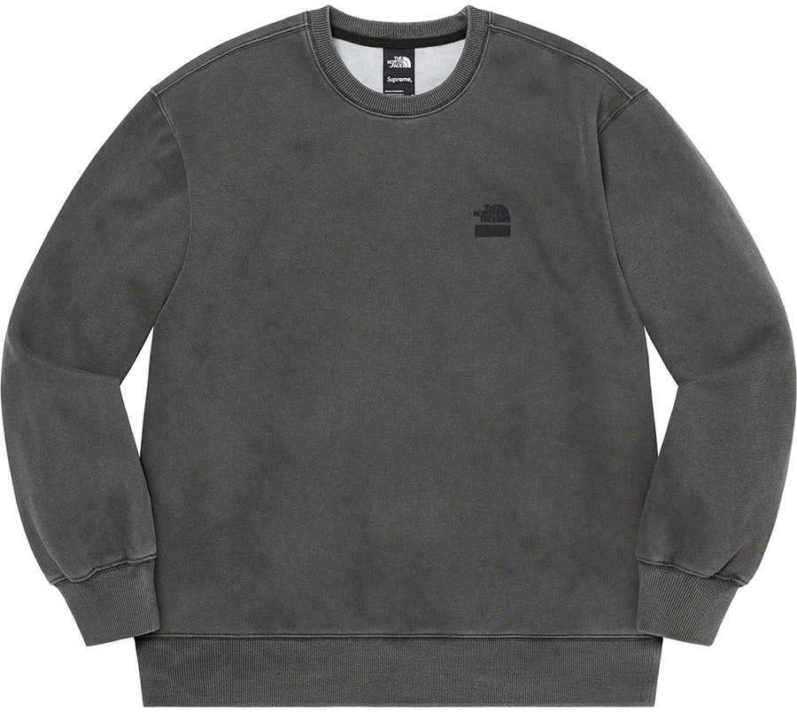 Supreme The North Face Pigment Printed Crewneck Black Novelship