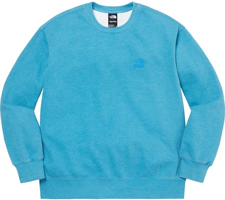 Supreme®/The North Face® Pigment Printed Crewneck Turquoise