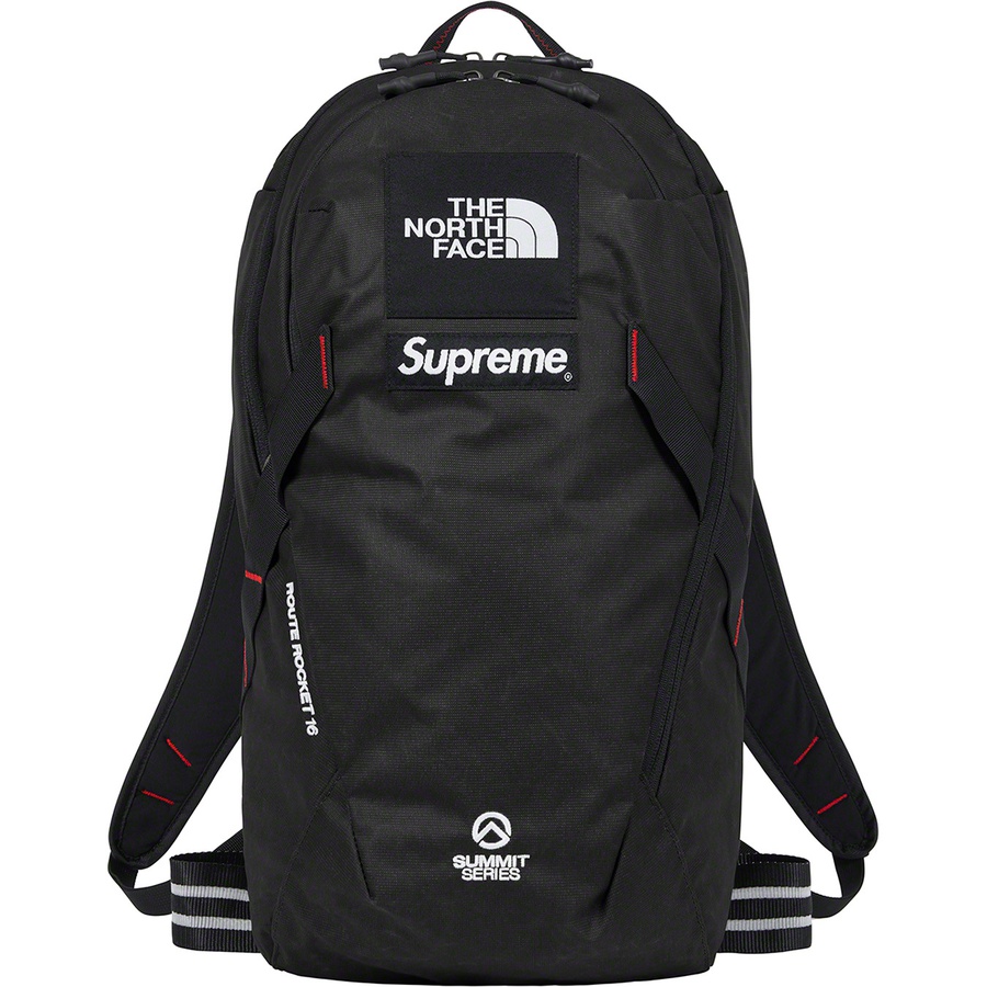 Supreme®/The North Face® Summit Series Outer Tape Seam Route Rocket Backpack  Black - Novelship