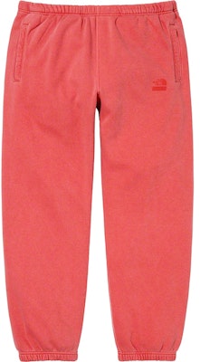 Supreme®/The North Face® Pigment Printed Sweatpant Red - Novelship