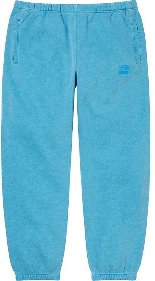 supreme-the-north-face-pigment-printed-sweatpant-turquoise