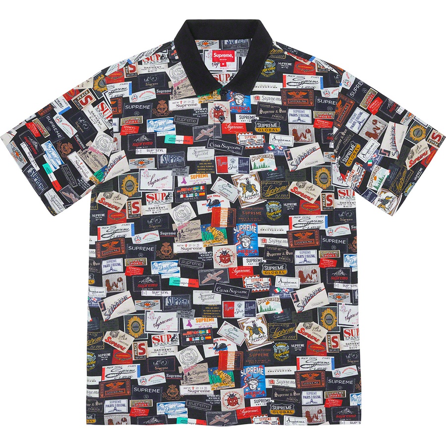 Buy Supreme Floral Jacquard Zip LS Polo Black - Novelship