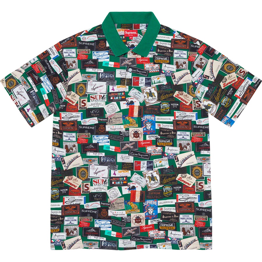 Buy Supreme Floral Patchwork Velour L/S Polo Slate - Novelship