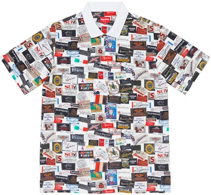 Supreme Labels Polo White Buy Supreme Labels Polo White
