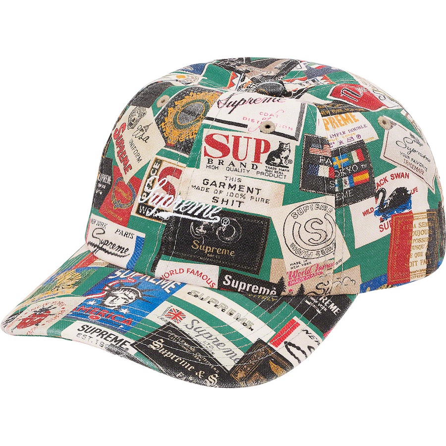 Buy Supreme Labels 6-Panel Hijau