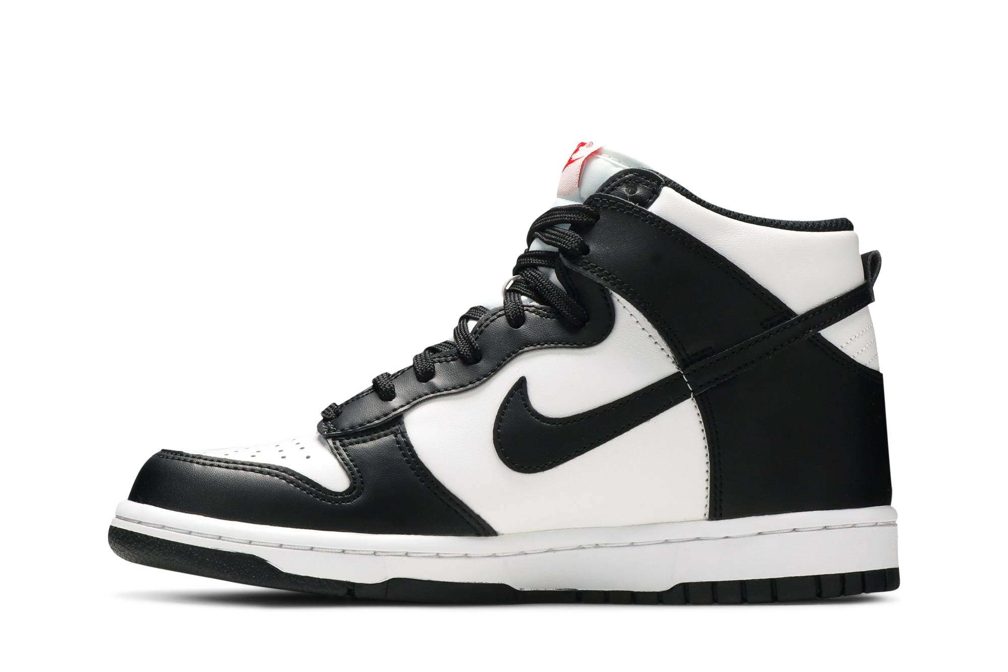 nike dunk black and white gs