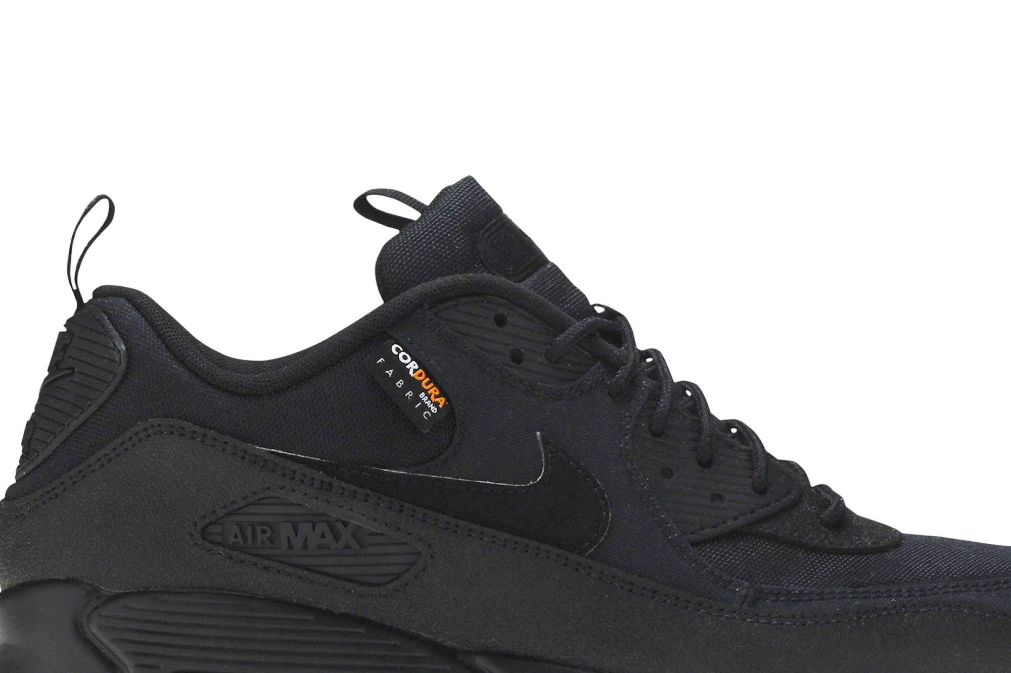 nike air max 90 all black suede