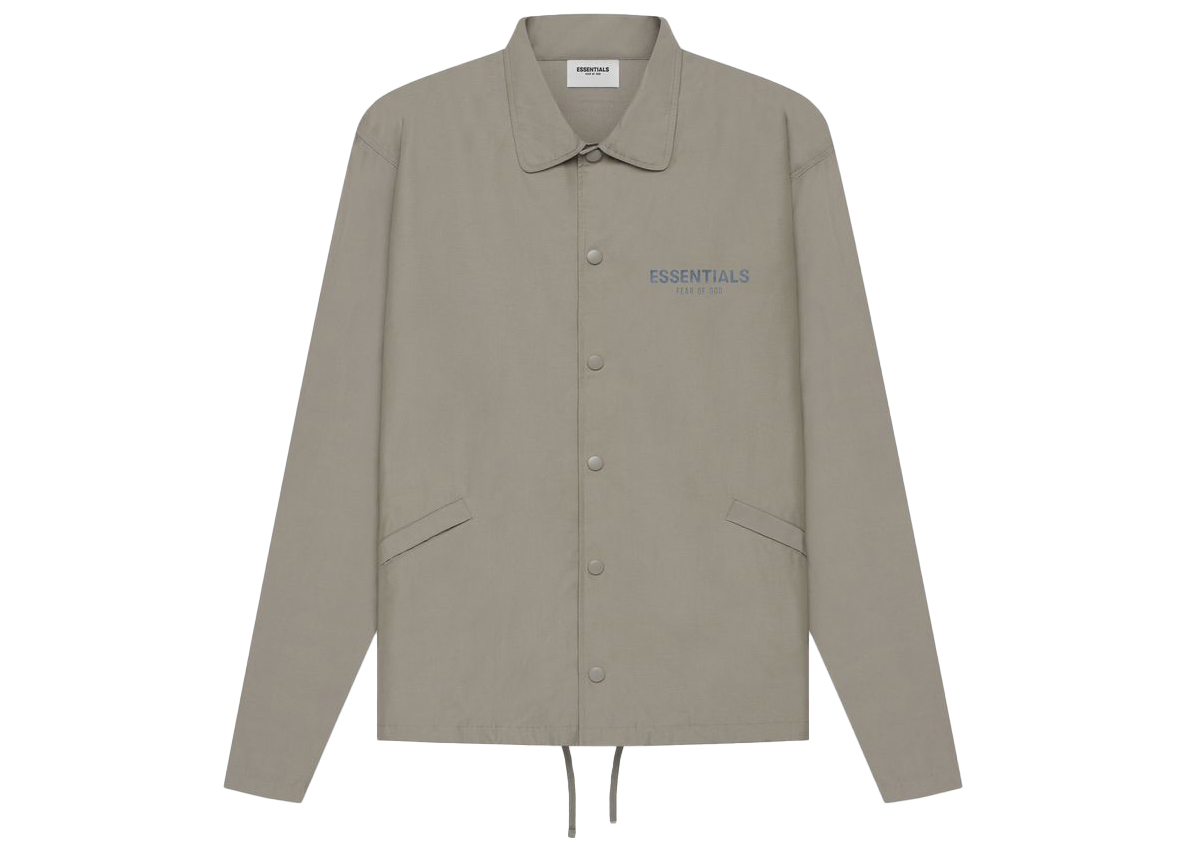 Fear of God ESSENTIALS Coaches Jacket Taupe - Novelship