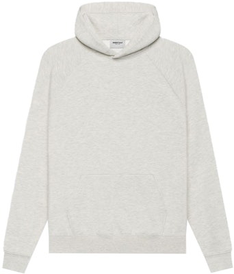 ESSENTIALS Pullover Hoodie in Light Heather Oatmeal