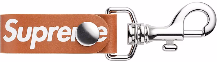 Supreme Leather Key Loop Brown Supreme Leather Key Loop Brown