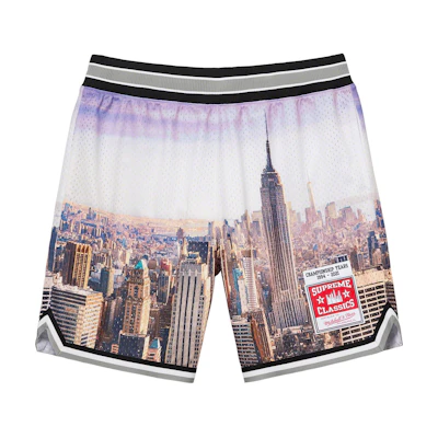 Supreme/Mitchell & Ness Basketball Short Skyline