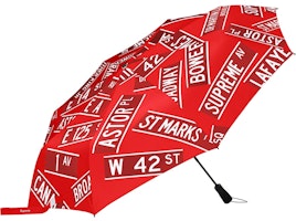 Supreme®/ShedRain® Street Signs Umbrella Red Supreme®/ShedRain® Street Signs Umbrella Red
