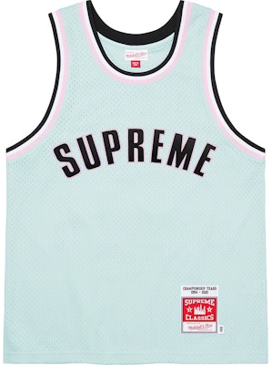 Supreme®/Mitchell & Ness®Basketball Jersey Light Blue - Novelship
