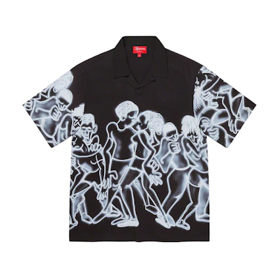 Supreme Dancing Rayon S/S Shirt Black