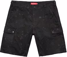 Supreme Overdyed Camo Cargo Short Black Supreme Overdyed Camo Cargo Short Black