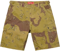 Supreme Overdyed Camo Cargo Short Green Supreme Overdyed Camo Cargo Short Green