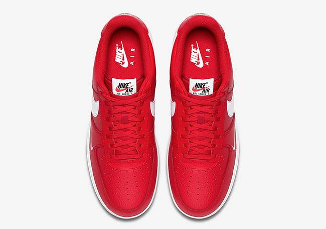 Lookbook Nike Air Force 1 Low Mini Swoosh 'University Red' 820266-606