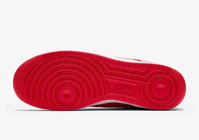 Details for Nike Air Force 1 Low Mini Swoosh 'University Red' 820266-606