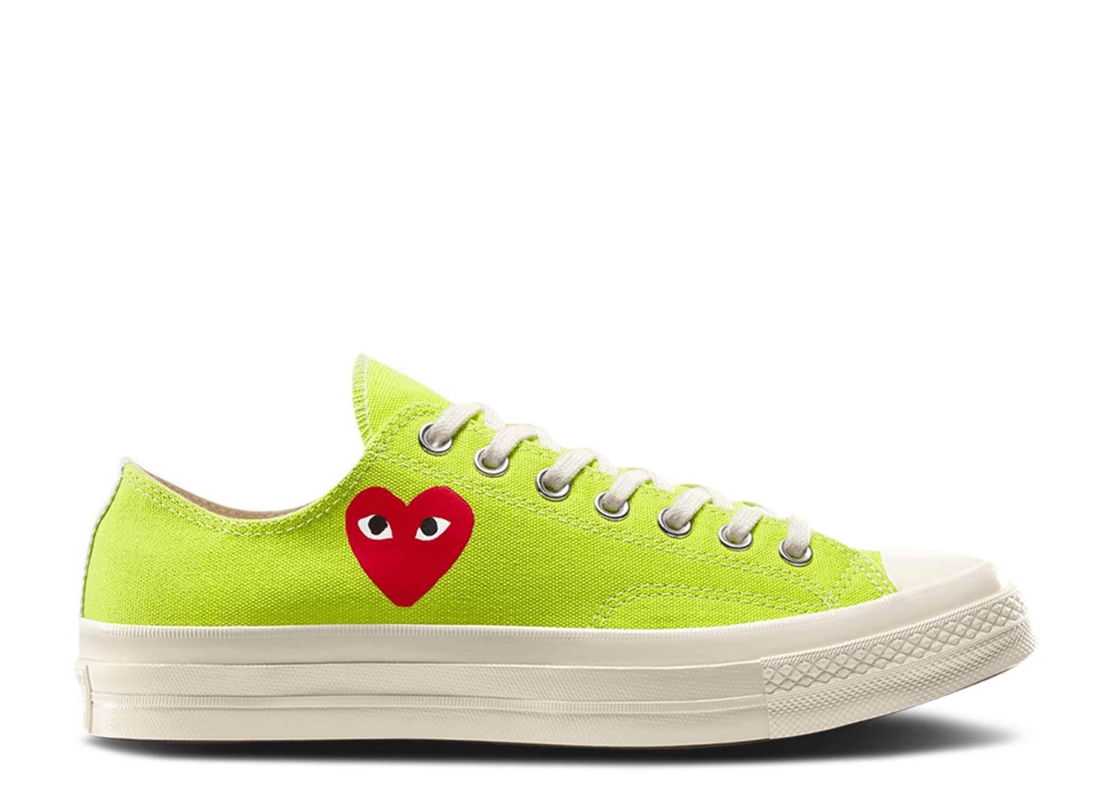 comme des garcons converse low green