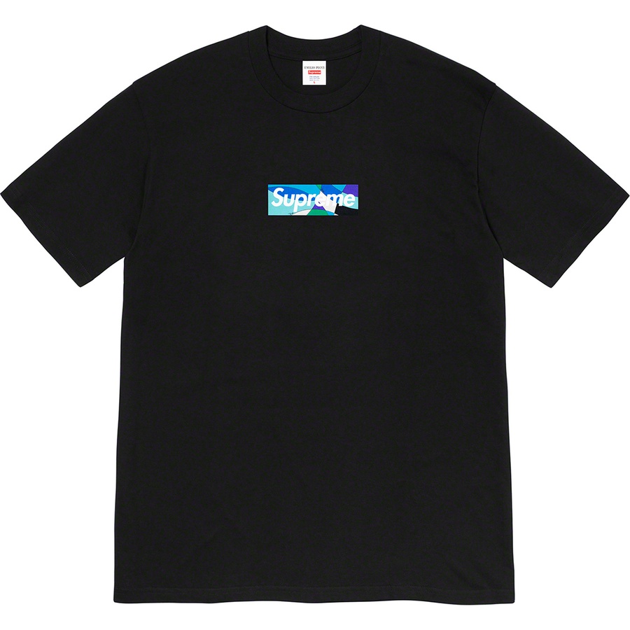 Supreme®/Emilio Pucci® Box Logo Tee Black/Blue