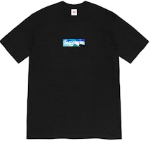 Supreme®/Emilio Pucci® Box Logo Tee Black/Blue Supreme®/Emilio Pucci® Box Logo Tee Black/Blue
