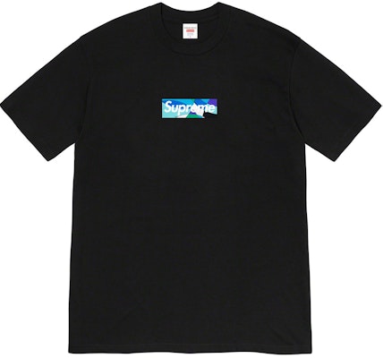 Supreme/Emilio Pucci Kaos Box Logo Hitam/Biru Buy Supreme/Emilio Pucci Kaos Box Logo Hitam/Biru