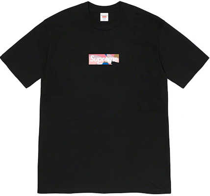 Supreme pink box logo top t shirt