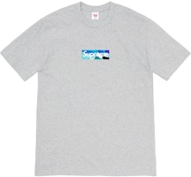 Supreme®/Emilio Pucci® Box Logo Tee Heather Grey/Blue Supreme®/Emilio Pucci® Box Logo Tee Heather Grey/Blue