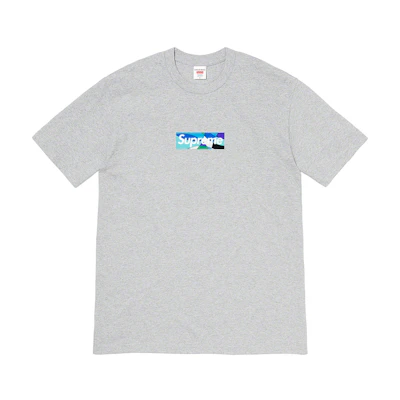 Supreme®/Emilio Pucci® Box Logo Tee Grey/Blue