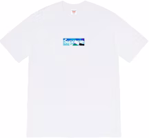 Supreme®/Emilio Pucci® Box Logo Tee White/Blue Supreme®/Emilio Pucci® Box Logo Tee White/Blue
