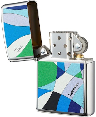 Supreme®/Emilio Pucci® Zippo® Blue Buy Supreme®/Emilio Pucci® Zippo® Blue