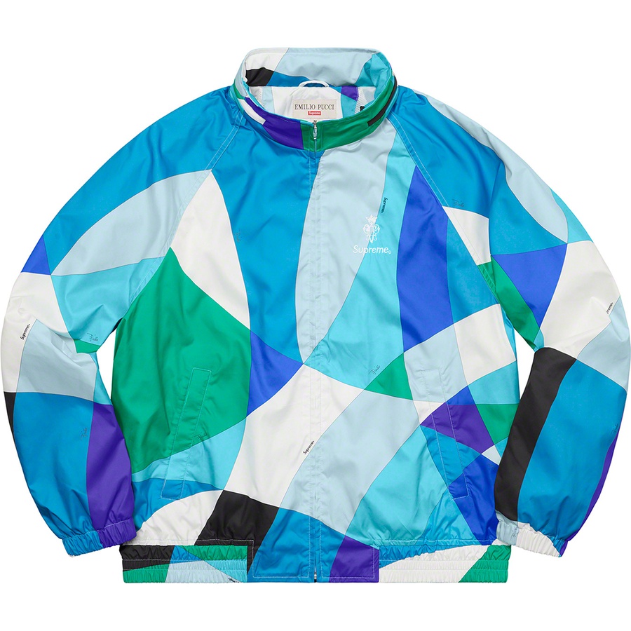 Beli Supreme®/Emilio Pucci® Sport Jacket Blue - Novelship