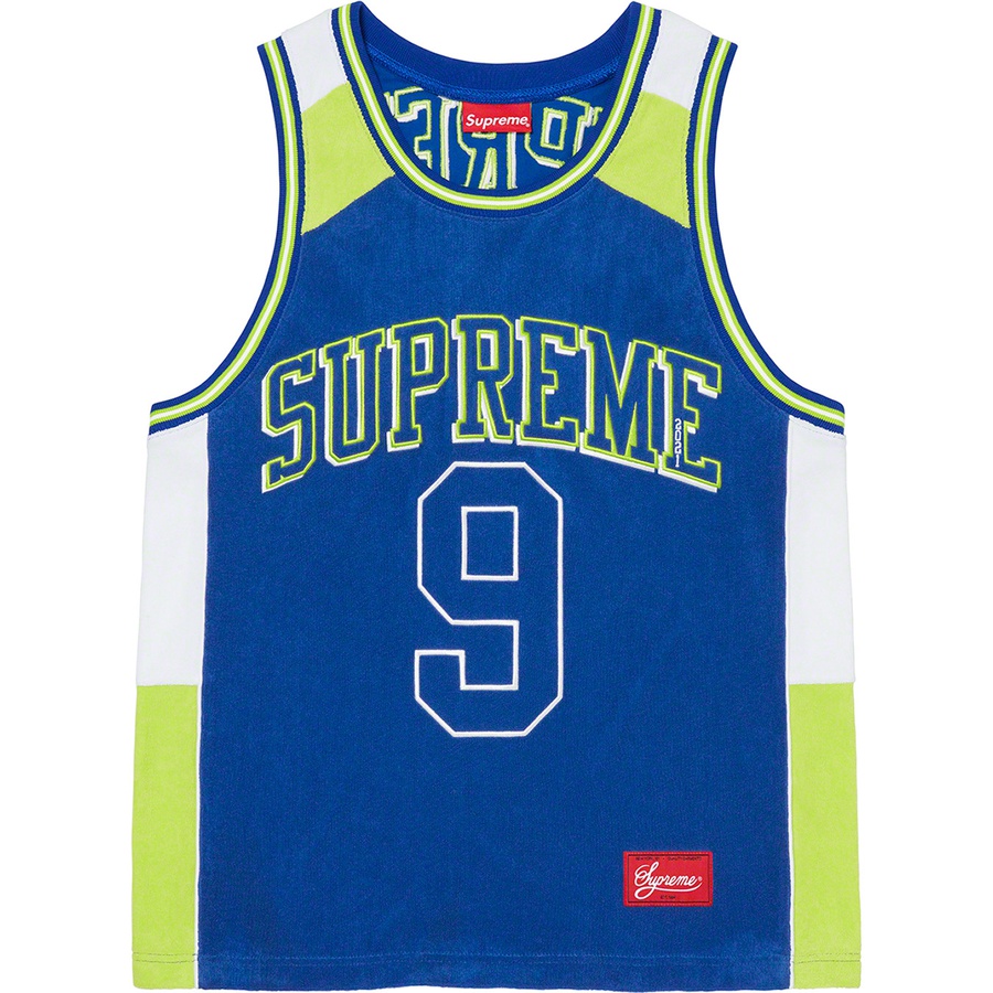 Supreme Terry Basketball Jersey Royal