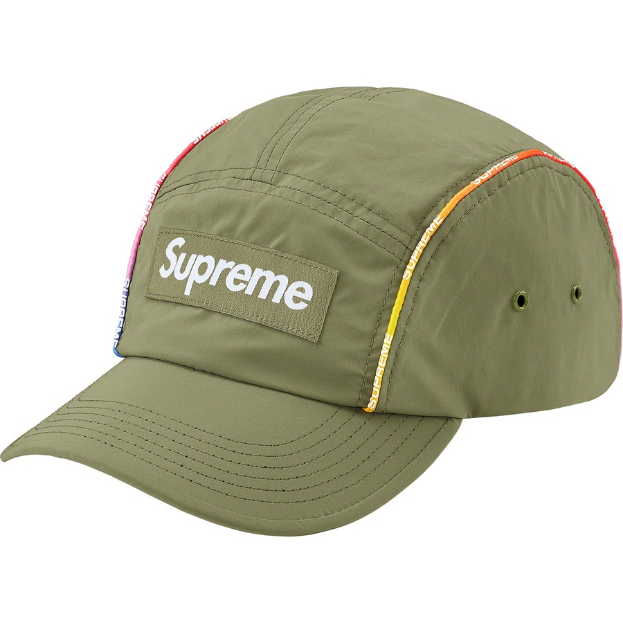 Buy Supreme Gorra Camp Piping Verde Oliva