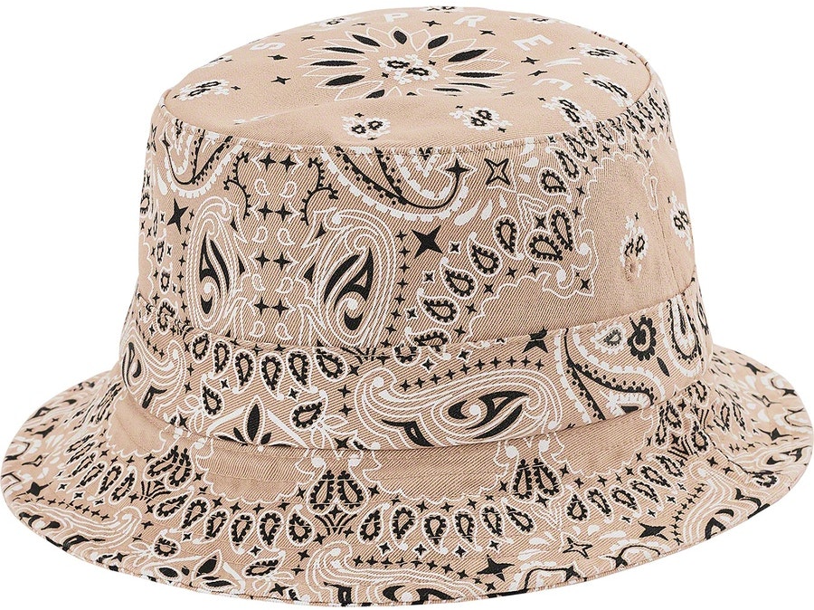 supreme-bandana-crusher-tan