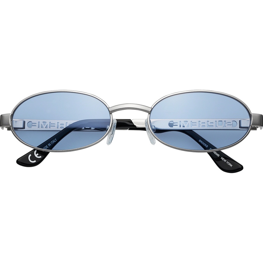 Supreme Brooks Sunglasses Silver