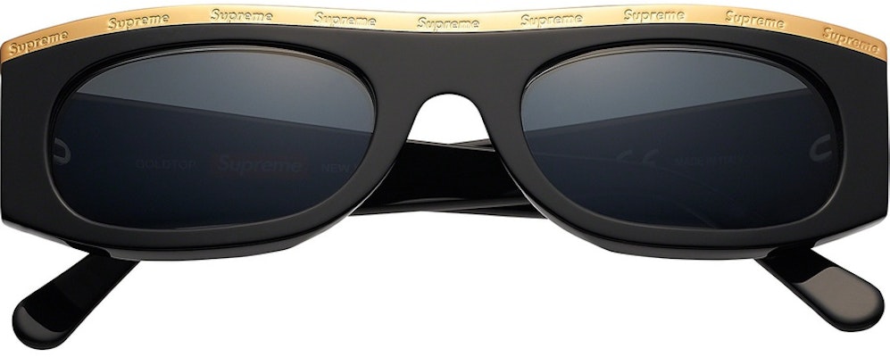 Supreme Goldtop Sunglasses Black Buy Supreme Goldtop Sunglasses Black