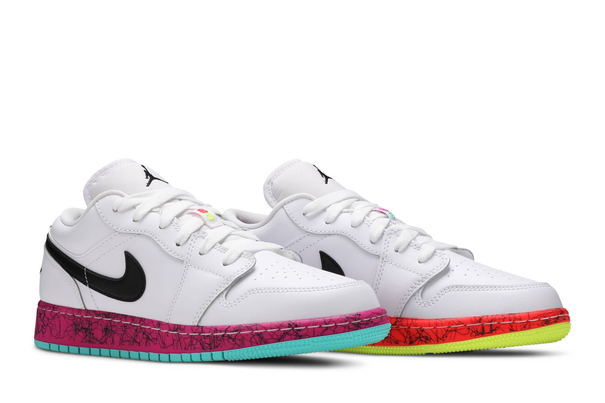 air jordan 1 low gs multicolor