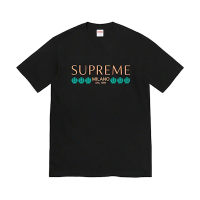 Supreme Milano Tee Black