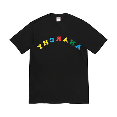 Jamie Reid/Supreme Anarchy Tee Black