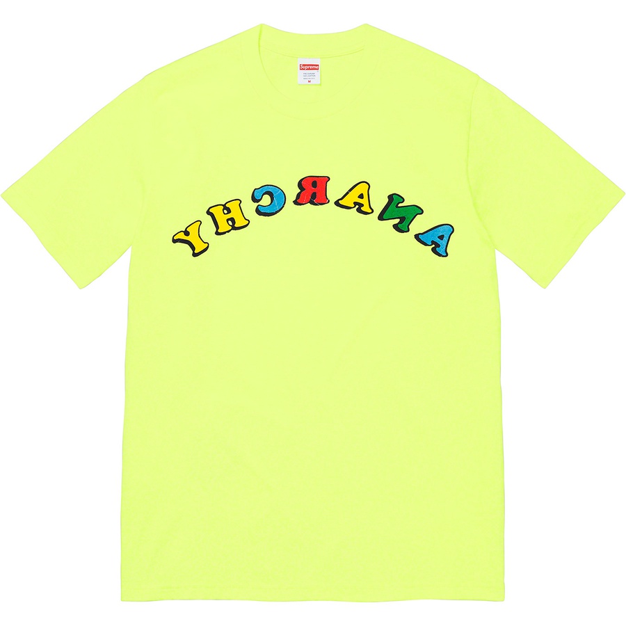 Buy Jamie Reid/Supreme 无政府主义黄亮T恤