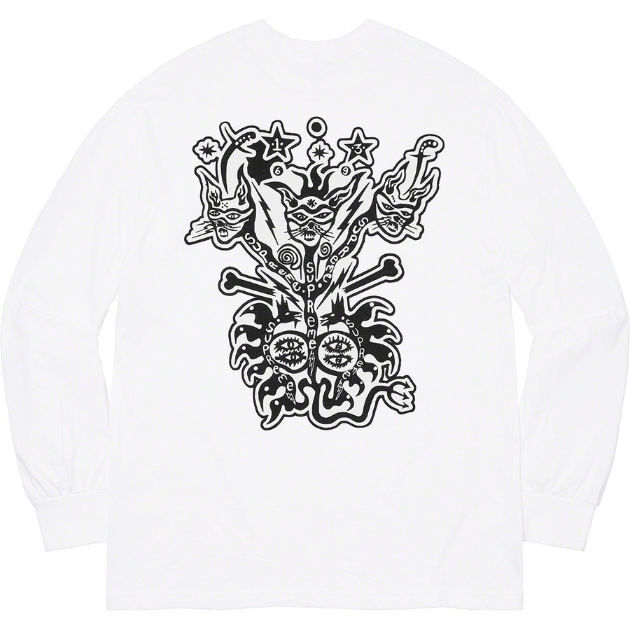 Buy Clayton Patterson/Supreme Baju Lengan Panjang Putih