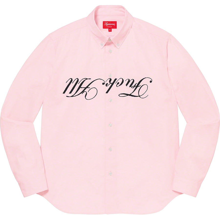 Jamie Reid/Supreme Fuck All Shirt Light Pink