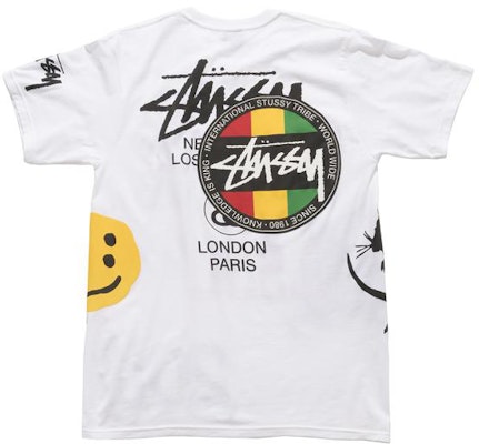 Stussy x Cactus Plant Flea Market USA 2019 Tee White Order Stussy x Cactus Plant Flea Market USA 2019 Tee White