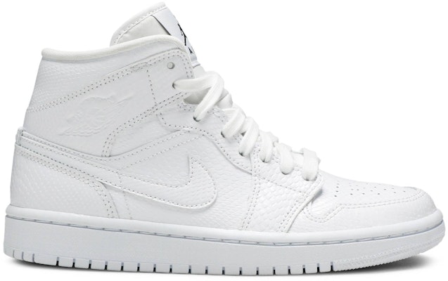 White 2025 snakeskin jordans