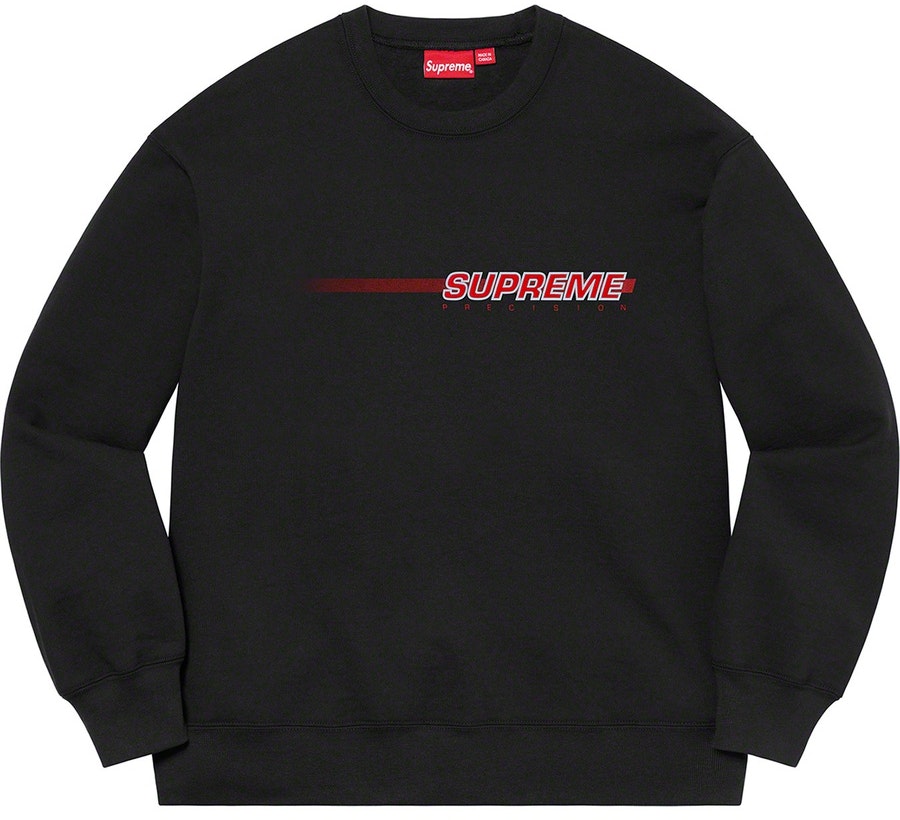 Supreme Precision Crewneck Black - Novelship