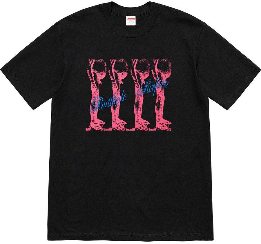 supreme-butthole-surfers-tee-black