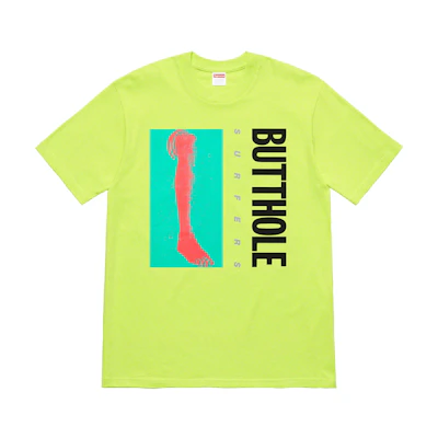 Supreme/Butthole Surfers Leg Tee Neon Green